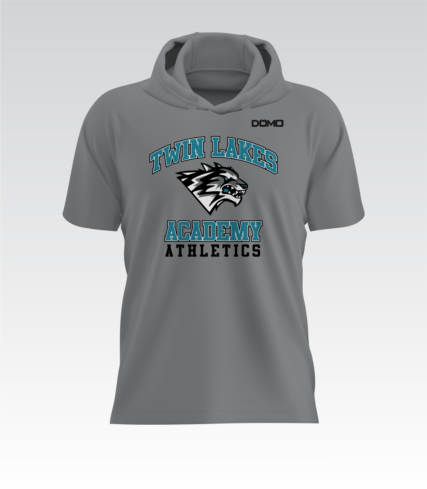 Twin Lakes Academy HydroFlow Pro Hood Tee (Gray)