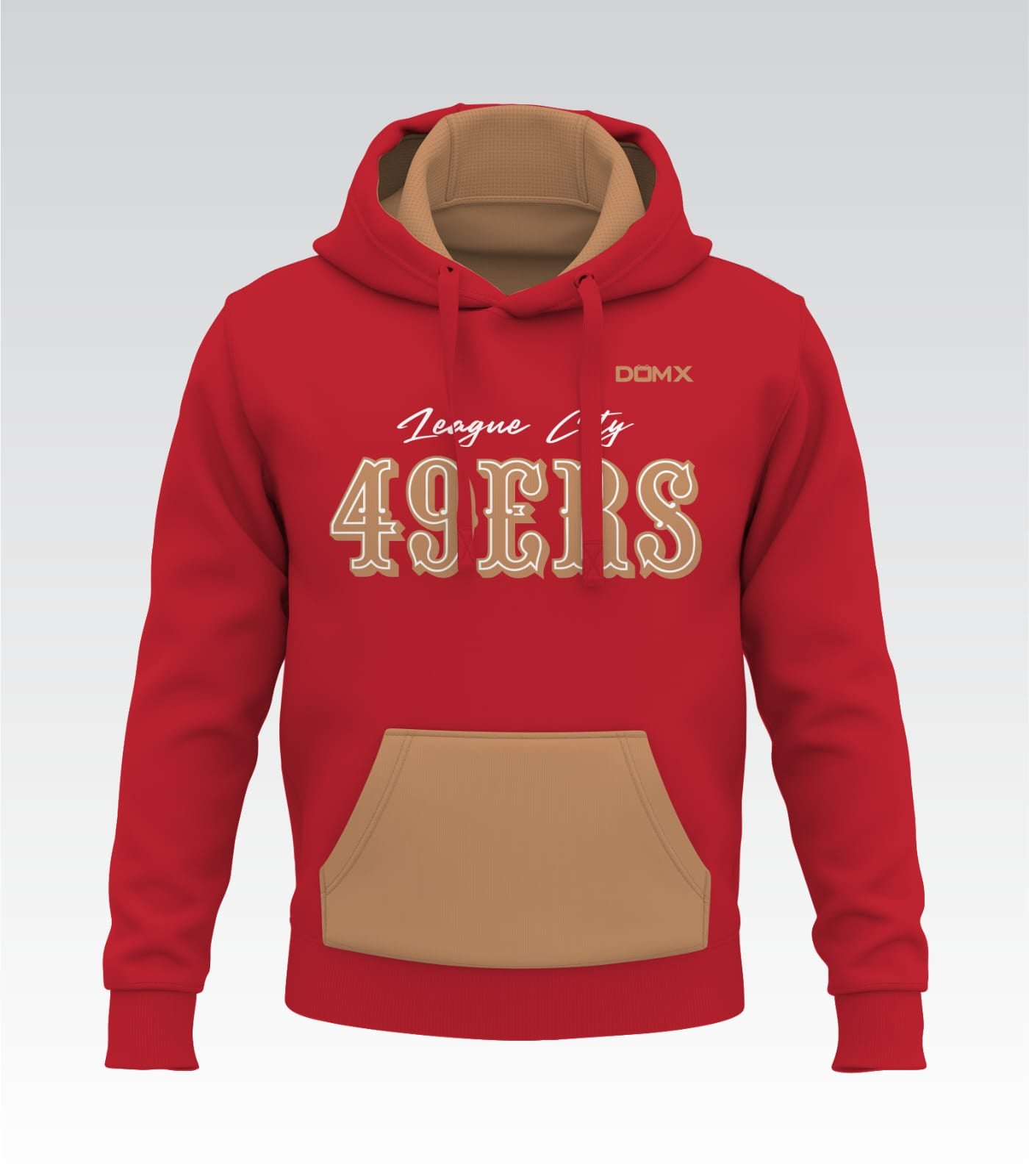 League City 49ers Breeze Blocker – Fleece Hoodie (Red)