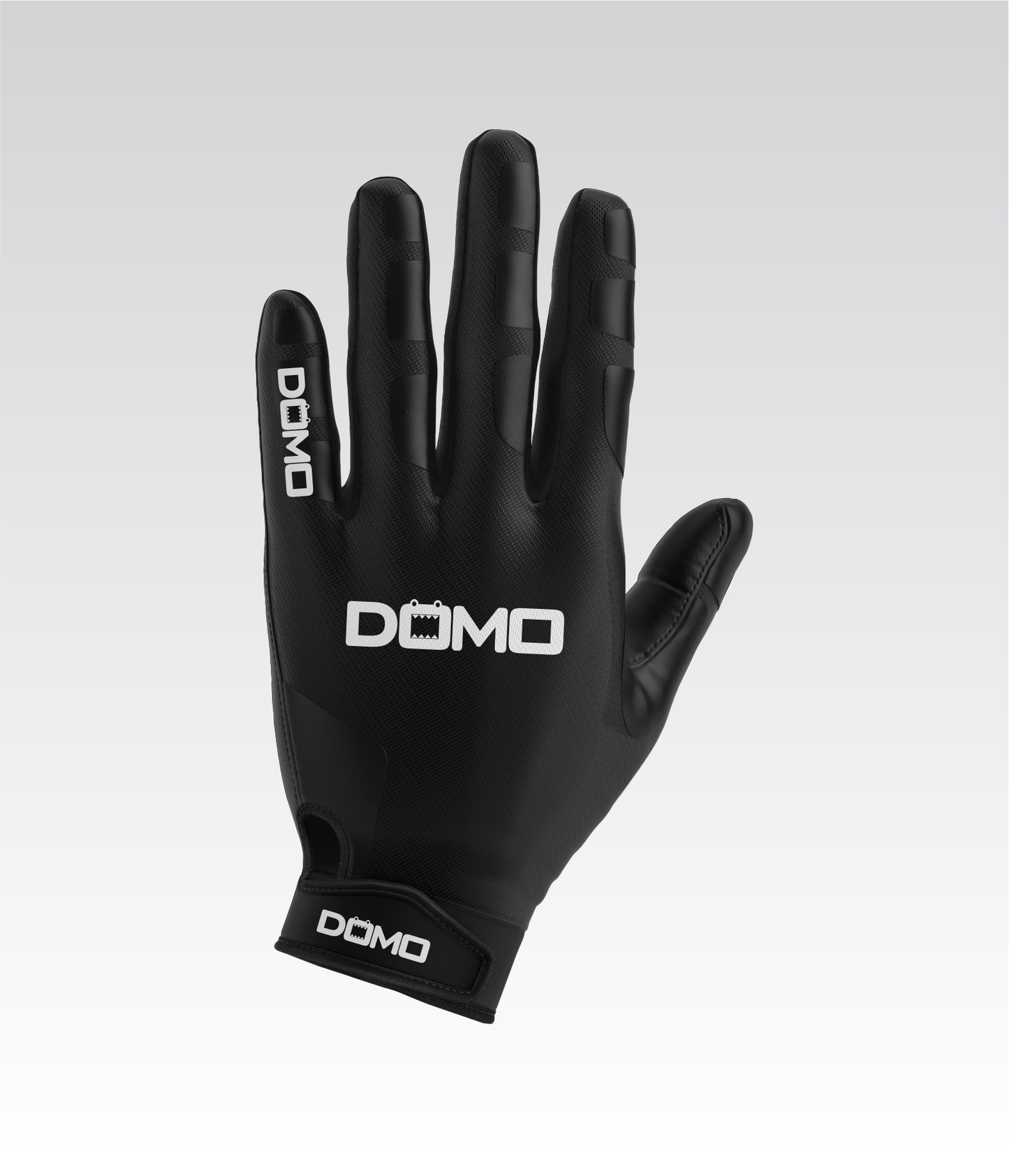 DOMO Black/White Football Gloves