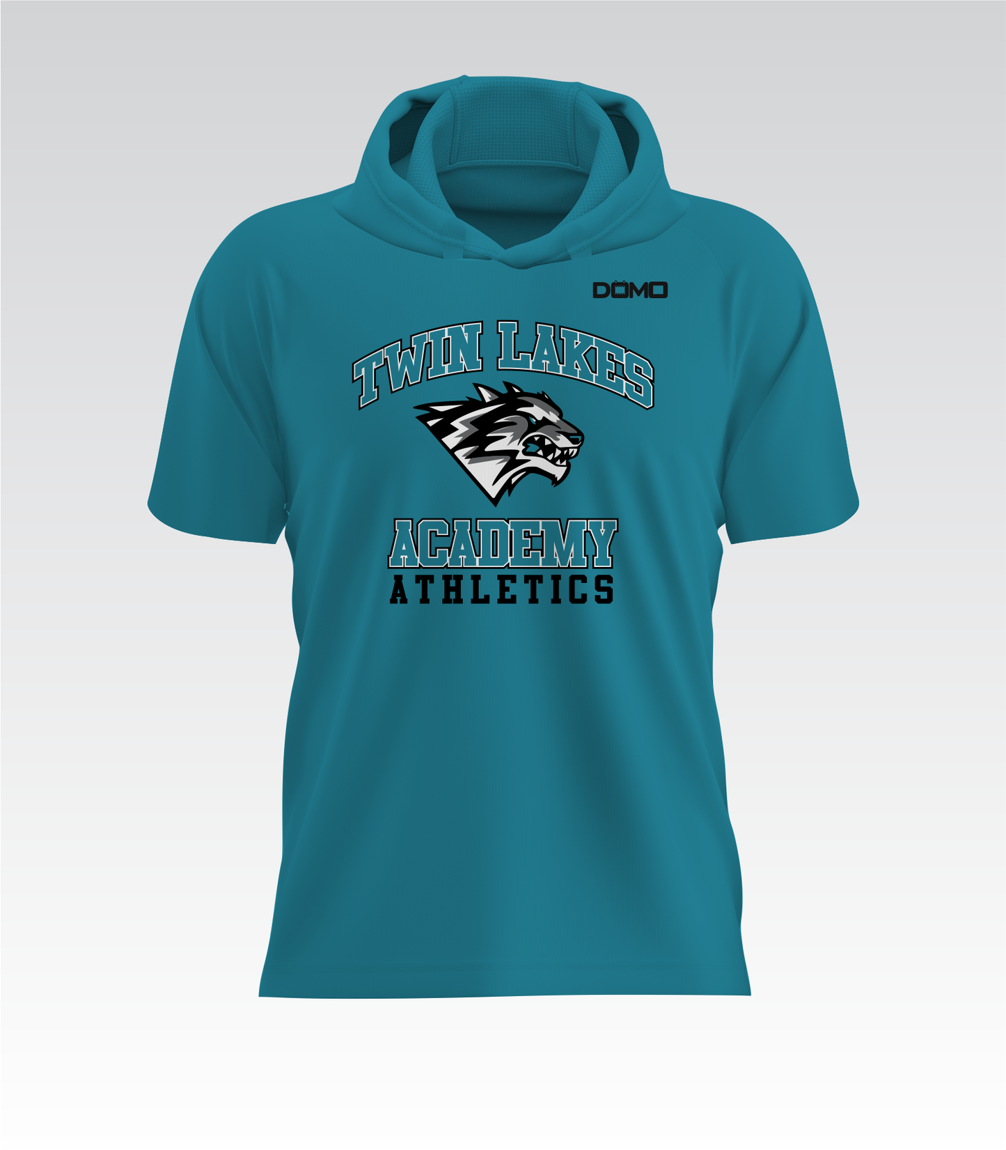 Twin Lakes Academy HydroFlow Pro Hood Tee (Teal)