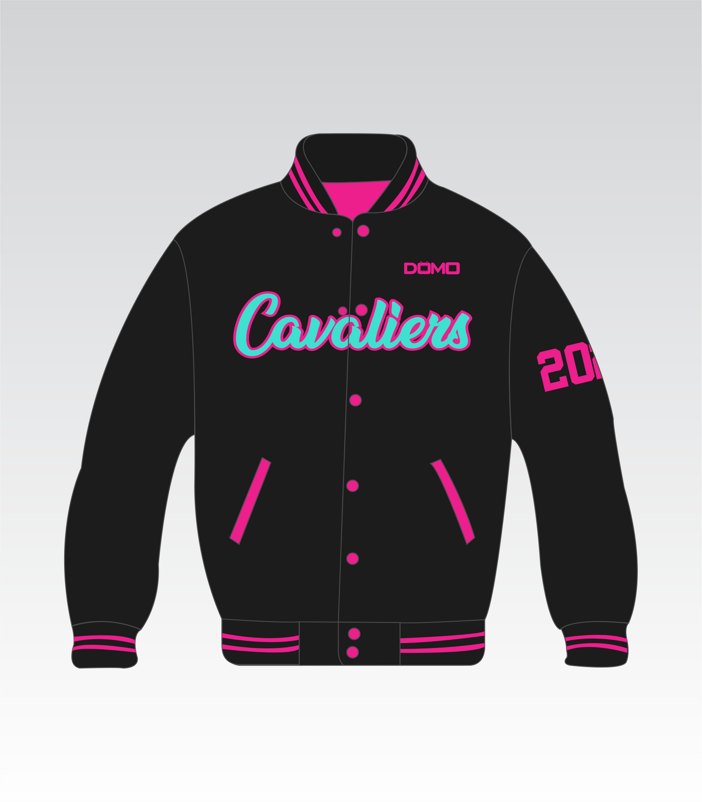 Ft. Caroline Middle Reversible Alumni Jacket (Black and Pink)