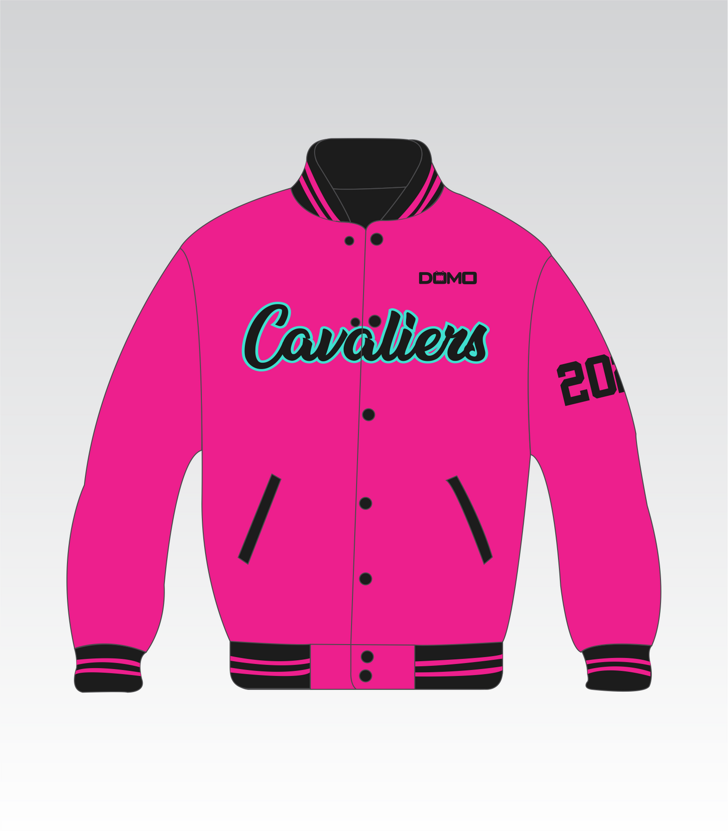 Ft. Caroline Middle Reversible Alumni Jacket (Black and Pink)
