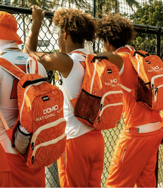 DOMO Paisley Back Pack (Red)