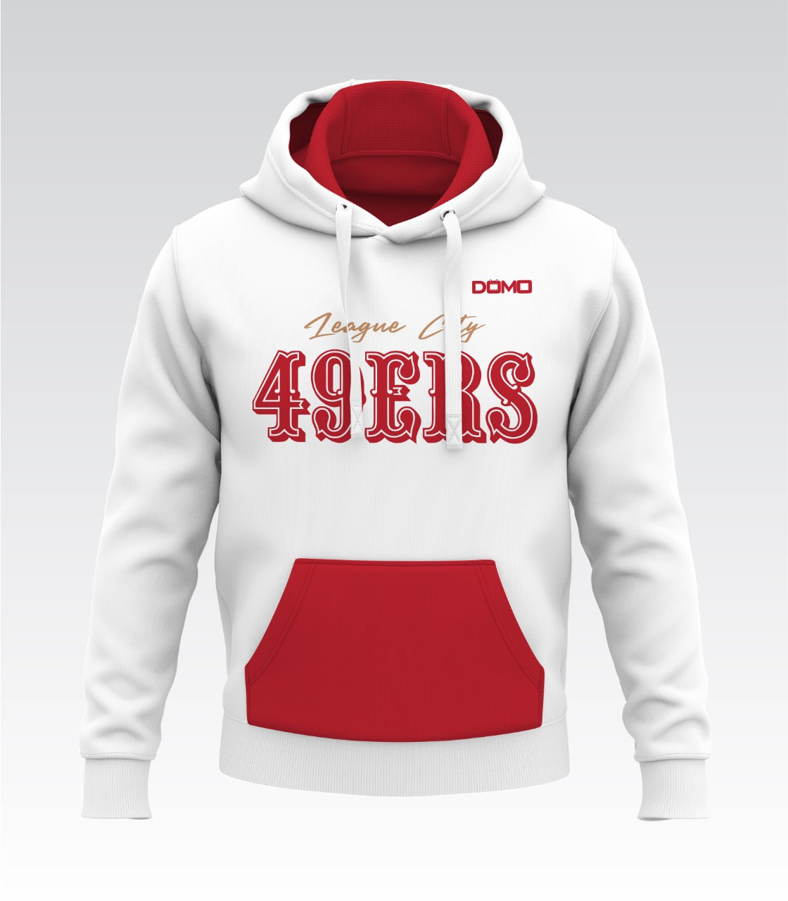 League City 49ers Breeze Blocker – Fleece Hoodie (White)