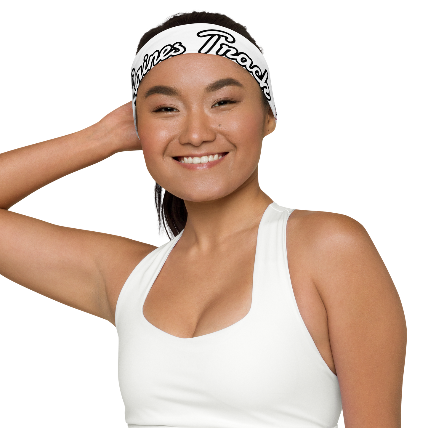 Raines Track White Headband