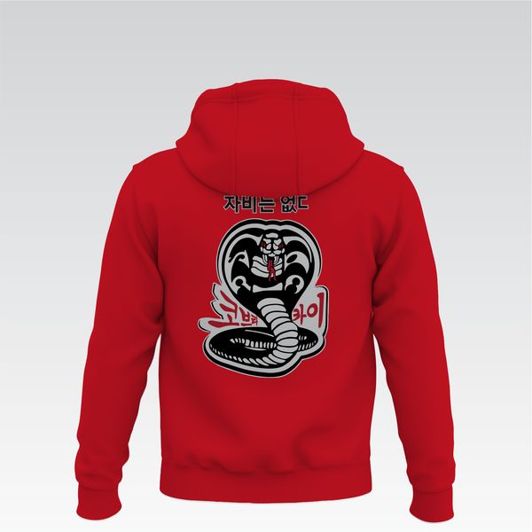 Cobra Kai Breeze Blocker – Fleece Hoodie (Red)