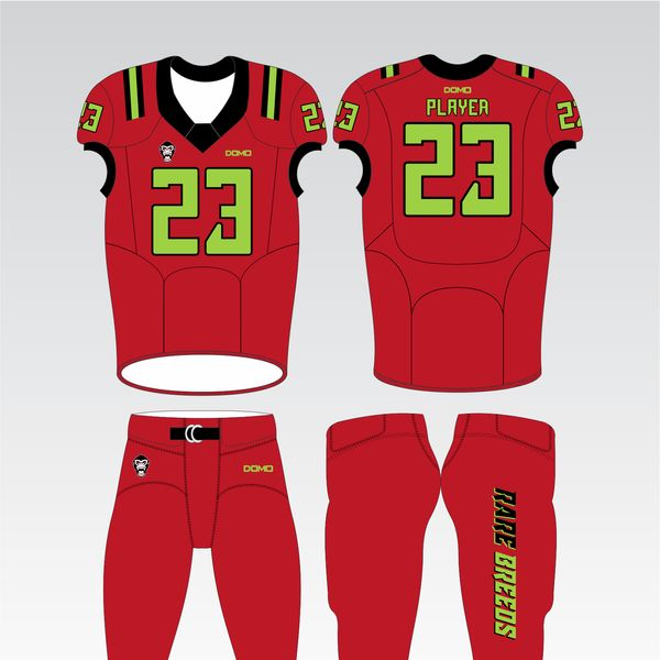 "Neon Blaze" Football Uniform