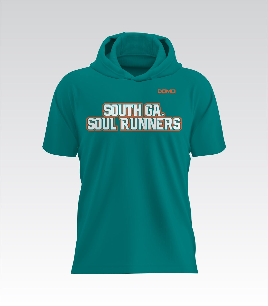 South Ga. Soul Runners HydroFlow Pro Hood Tee (Teal)