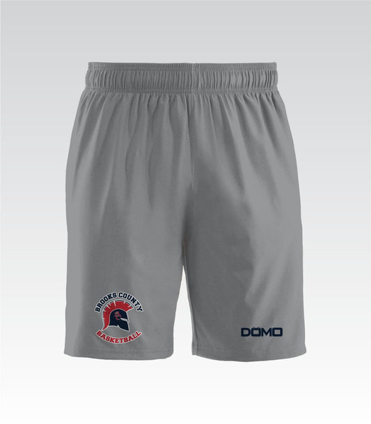 Brooks County Basketball RecoverRelax PocketZip Shorts (Gray)