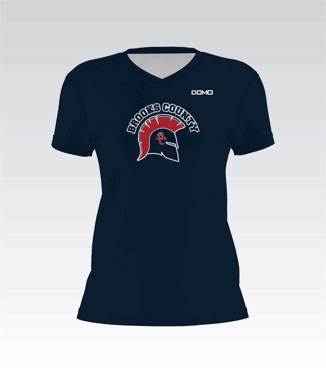 Brooks County Lady V-Neck (Navy Blue)