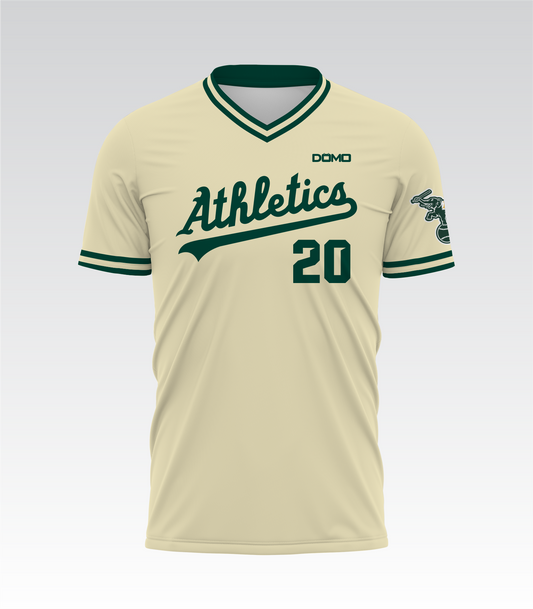 Arlington A's HydroFlow Pro Jersey Tee (Cream)