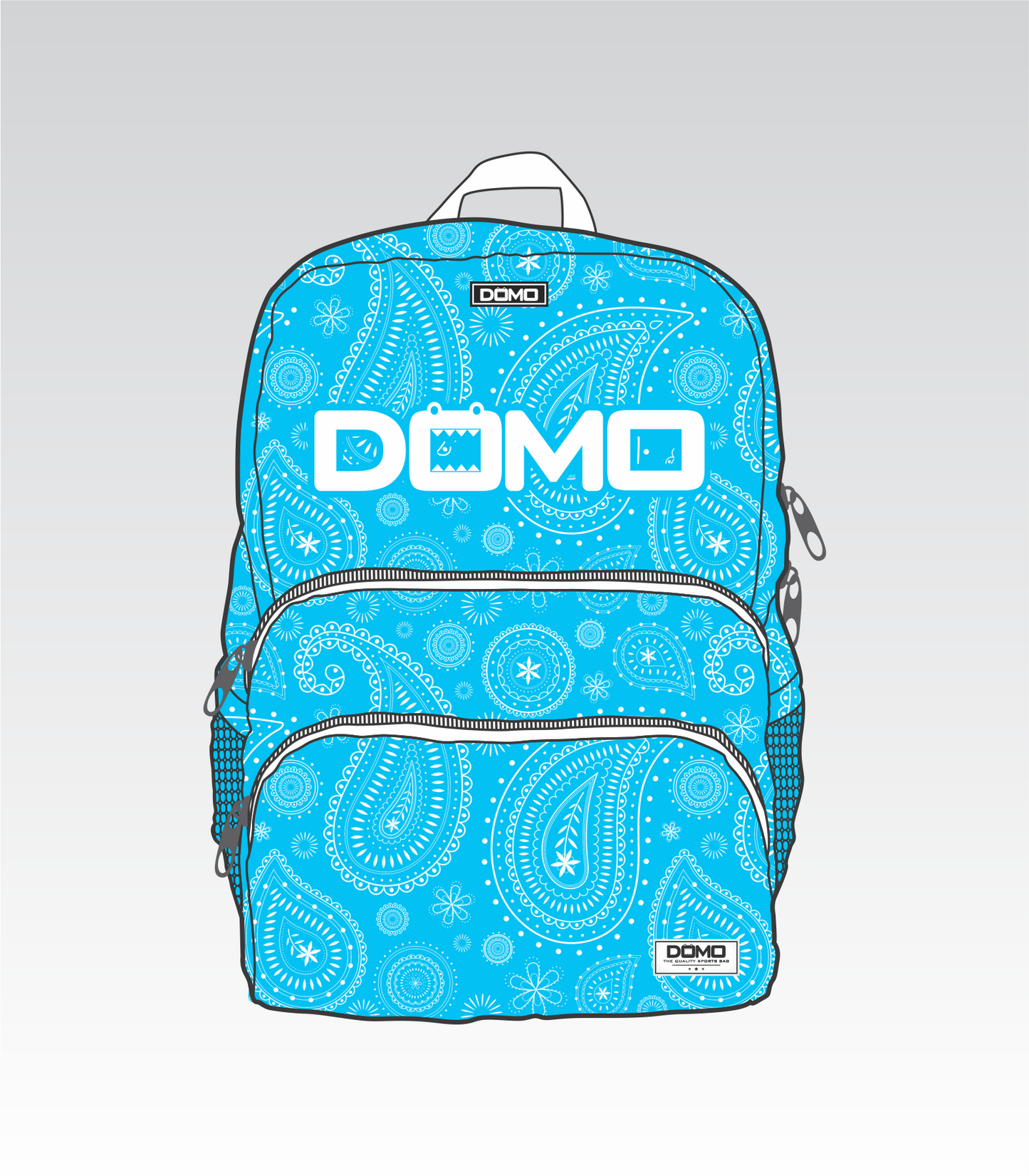 DOMO Paisley Back Pack (Sky Blue)