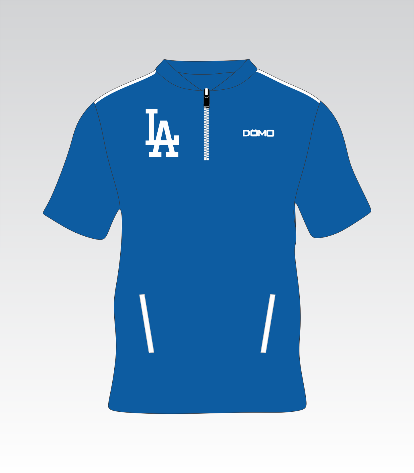 Dodgers Scout Team Zip Crest – Quarter Zip Pull Over (Blue)