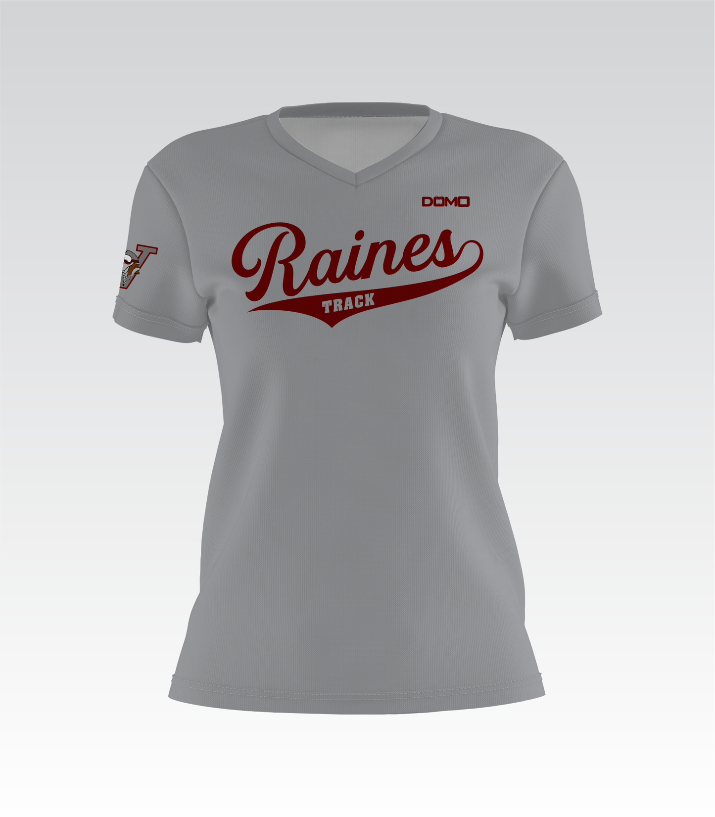 Raines Track Lady V-Neck (Gray)