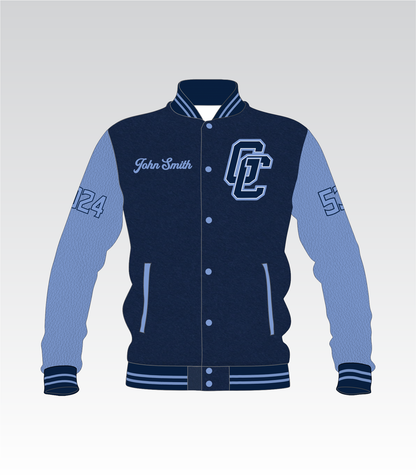 Gadsden County Letterman Jacket (Navy Blue)