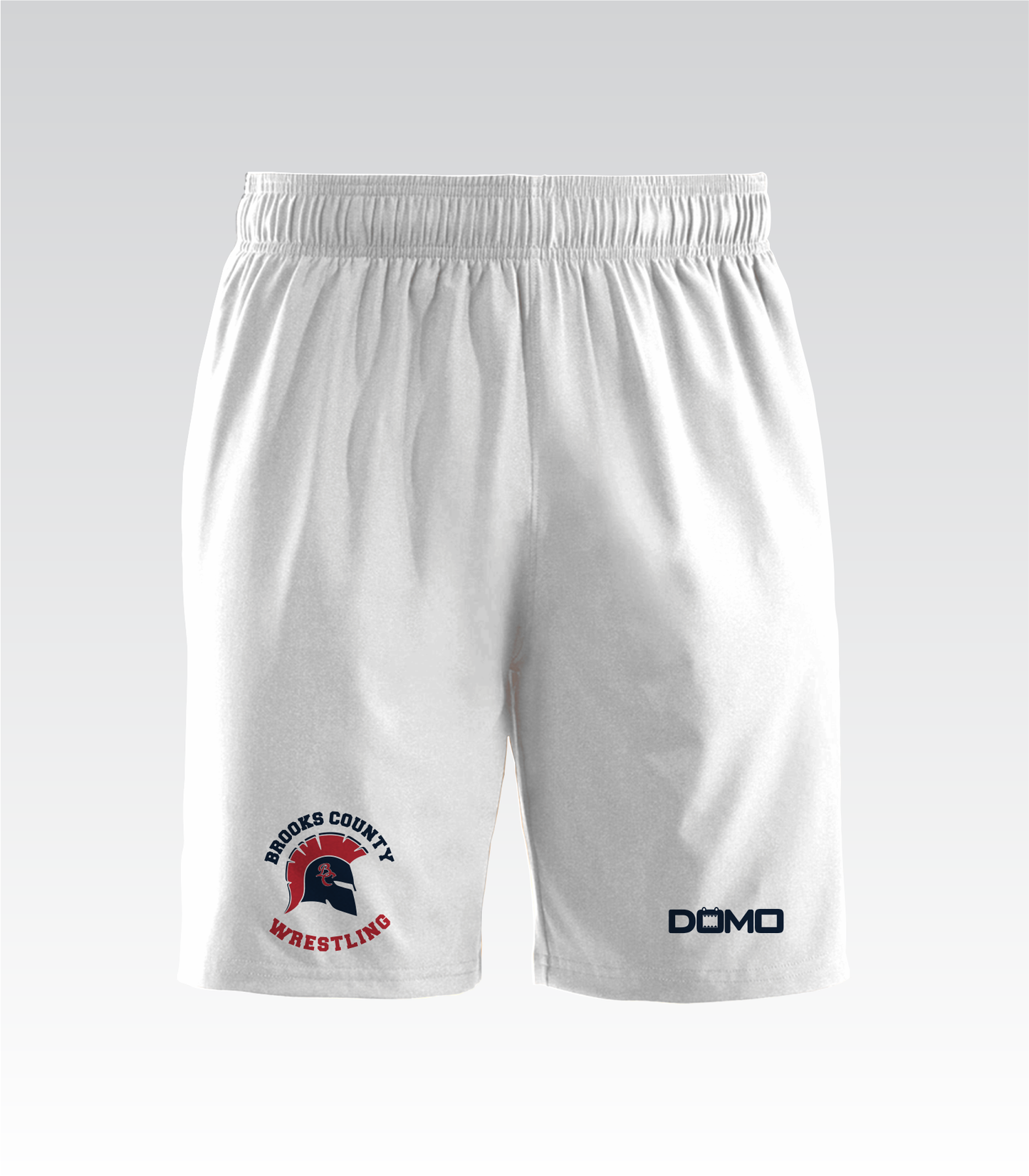 Brooks County Wrestling RecoverRelax PocketZip Shorts (White)