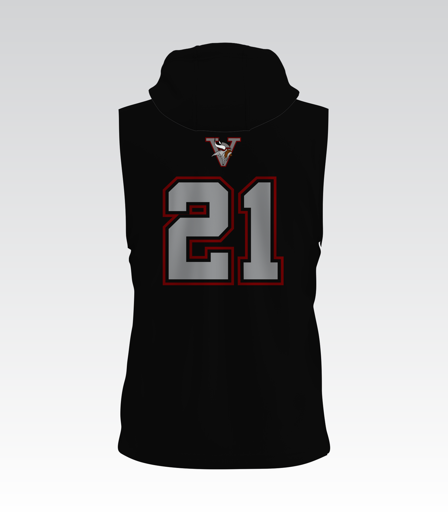 Raines Vikings 'BlackOut' HydroFlow Pro Sleeveless Hood Tee