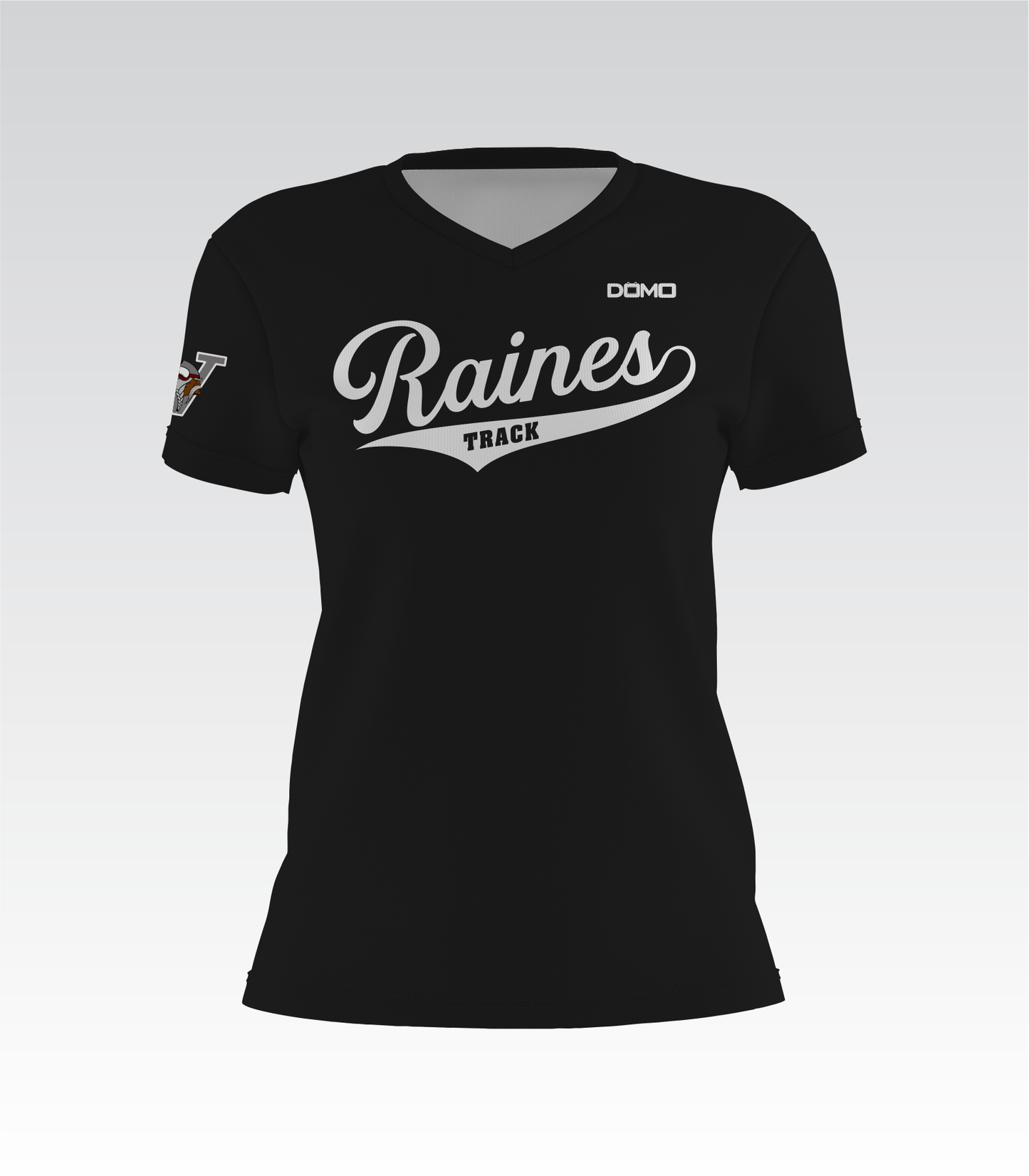 Raines Track Lady V-Neck (Black)