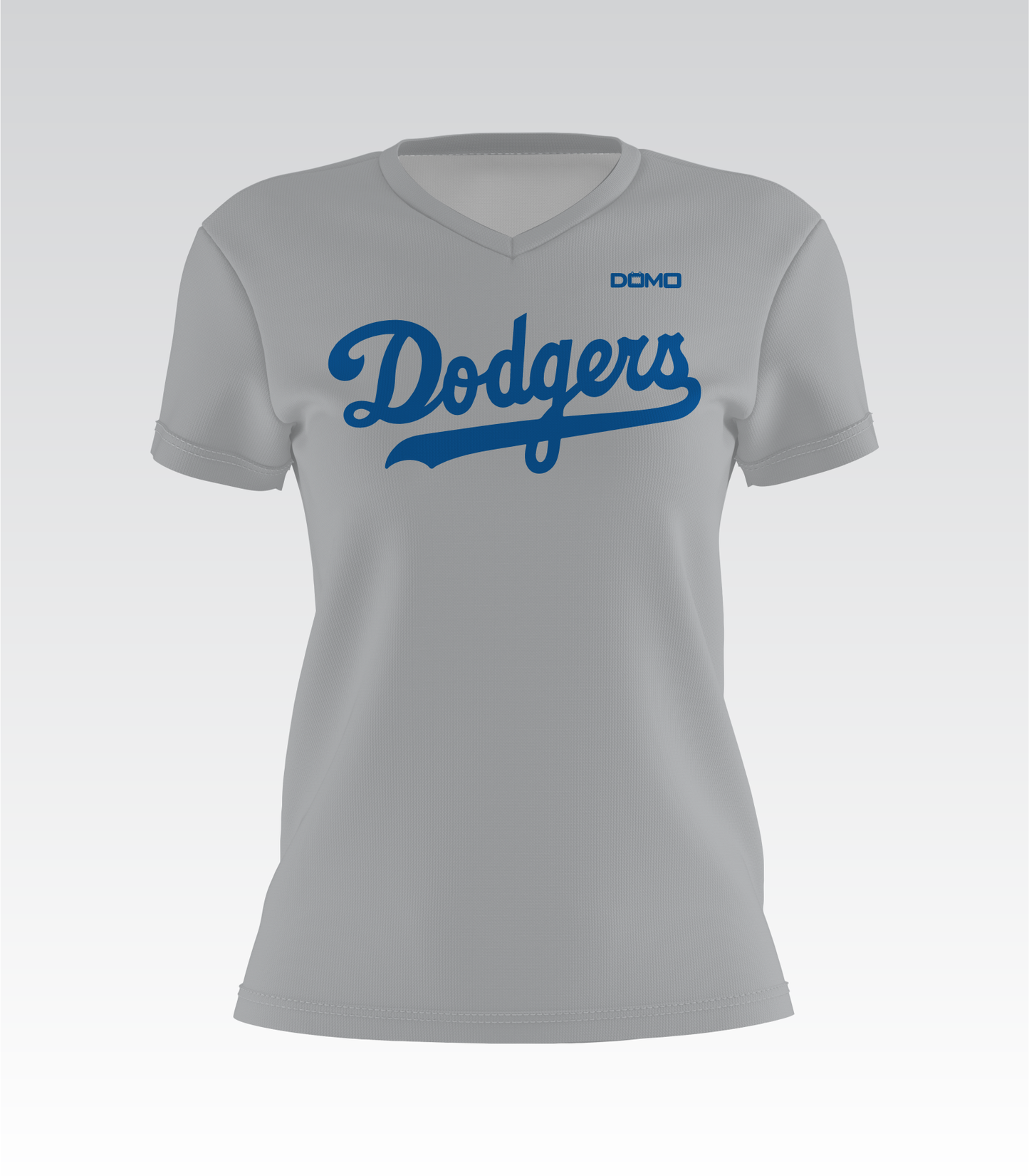 Dodgers Scout Team Lady V-Neck (Gray)