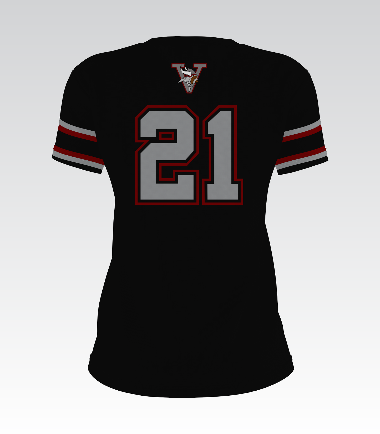 Raines Vikings 'BlackOut' Lady V-Neck