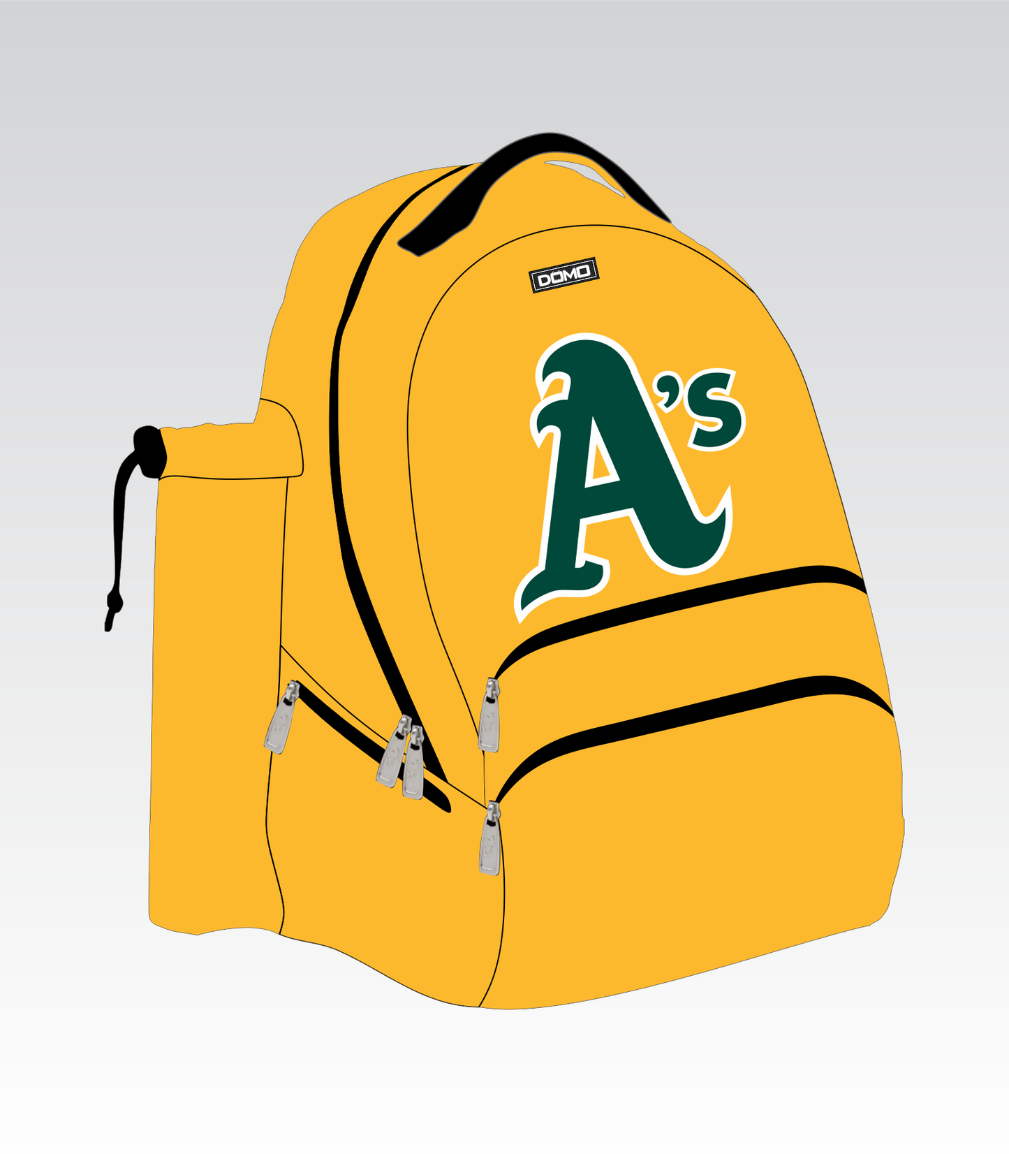 Arlington A's DiamondPro BatBag (Yellow)