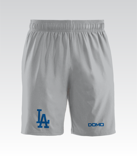 Dodgers Scout Team RecoverRelax PocketZip Shorts (Gray)