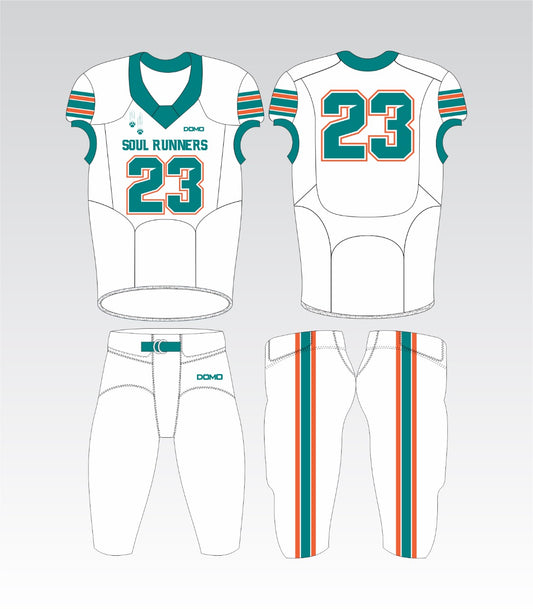 South Ga. Soul Runners Football Uniform (White)