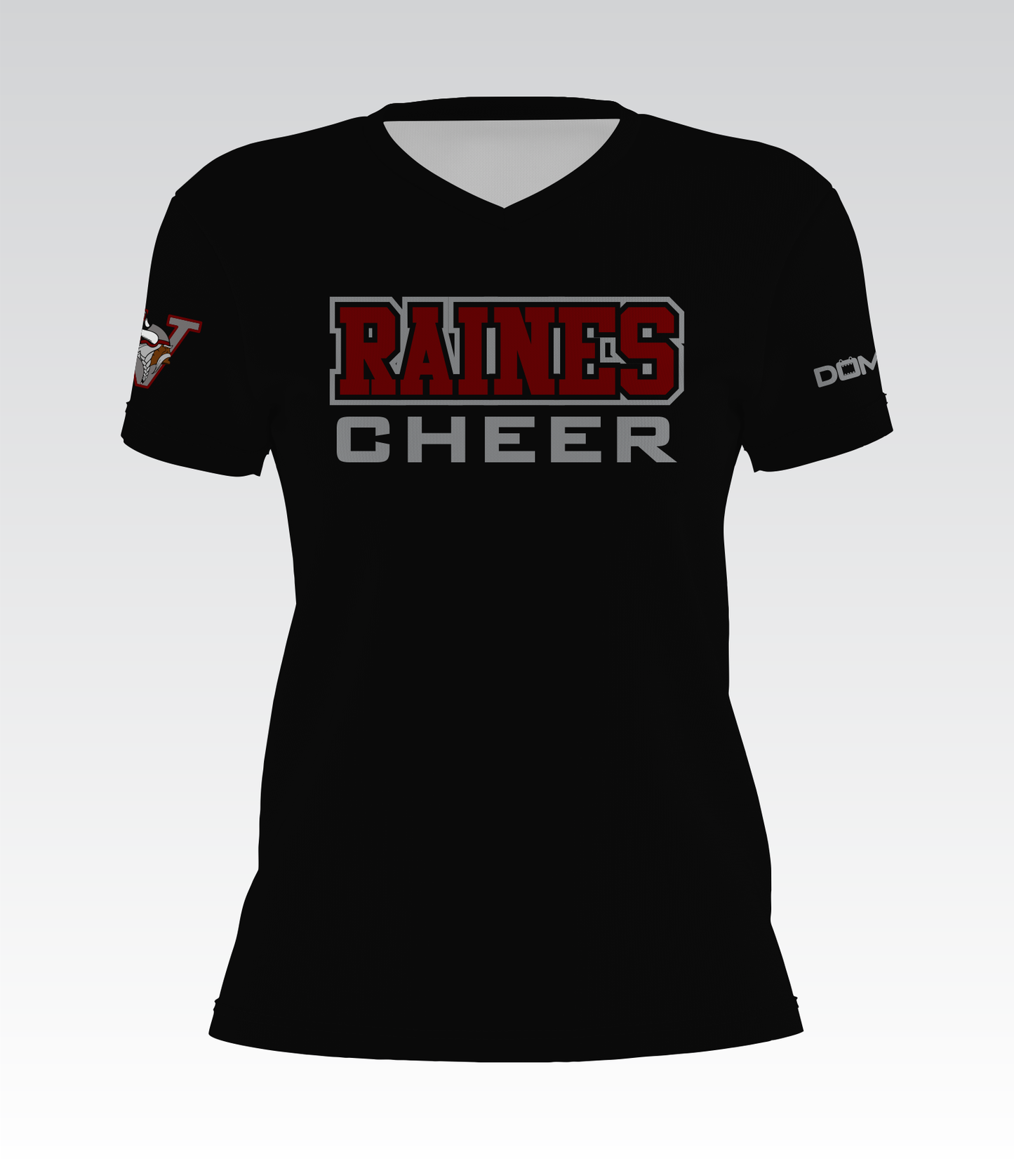 Raines Vikings Cheer Team Tee 'BlackOut'