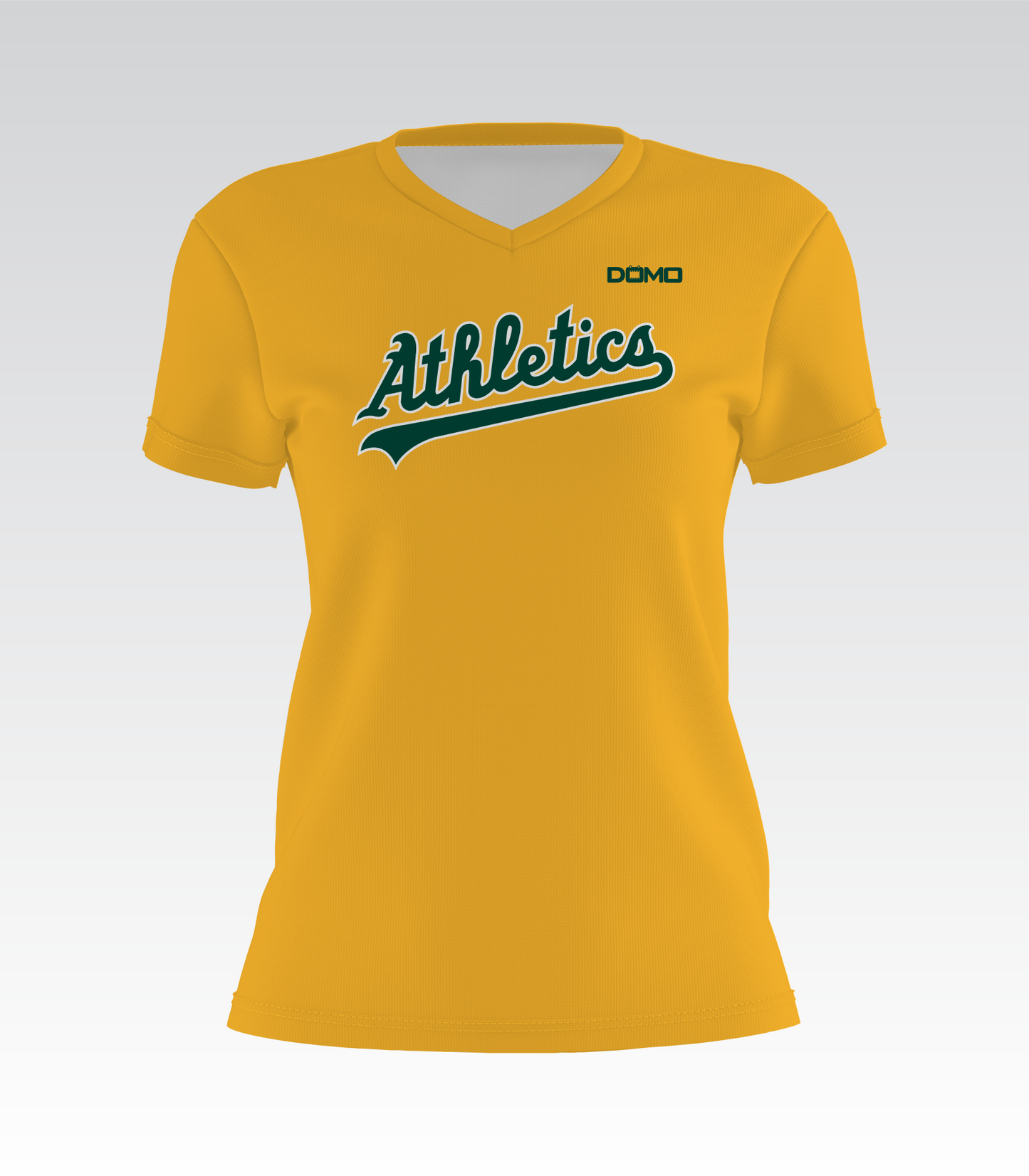 Arlington A's Lady V-Neck (Yellow)