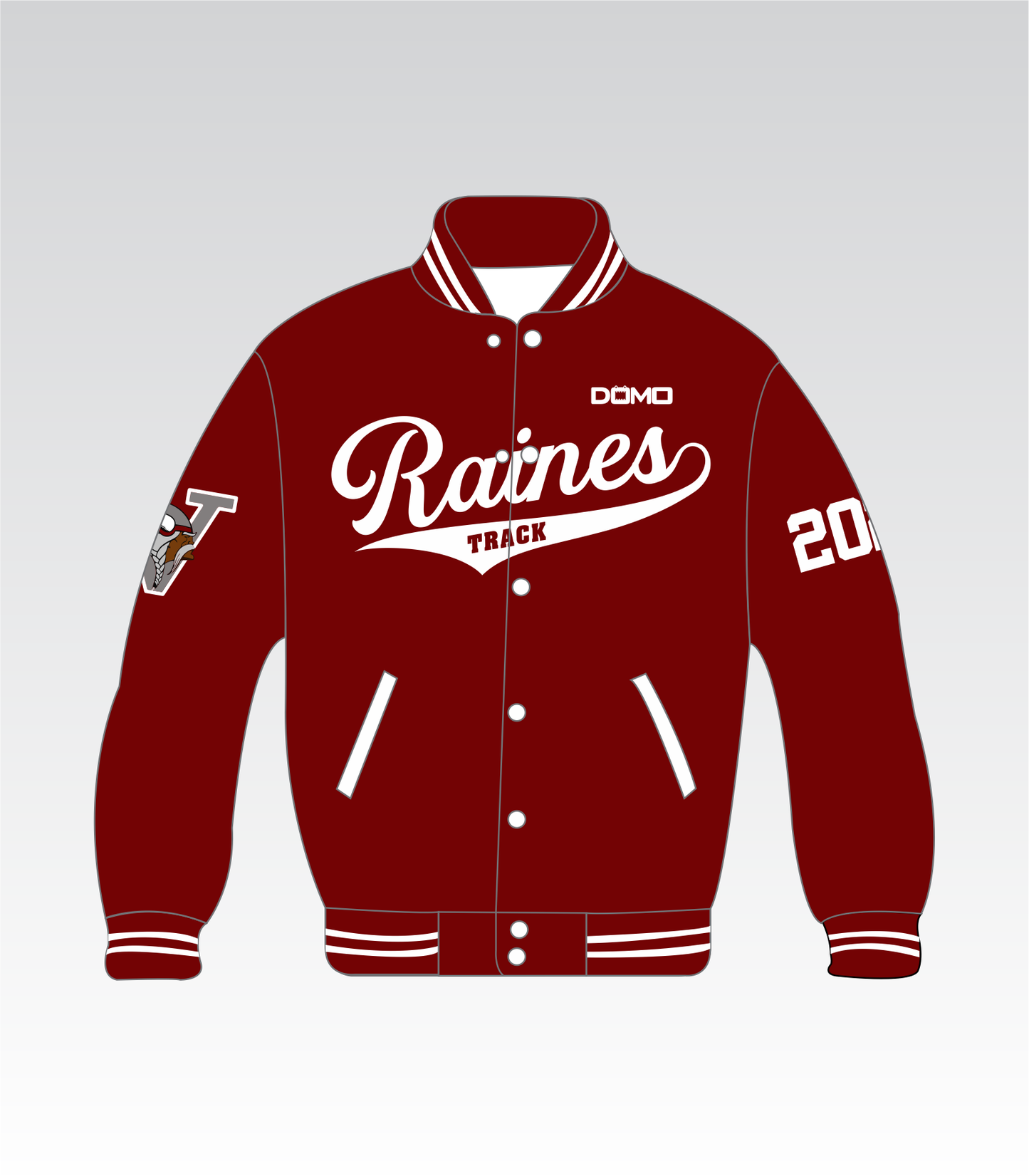 Raines Track Reversible Alumni Jacket (Maroon and White)