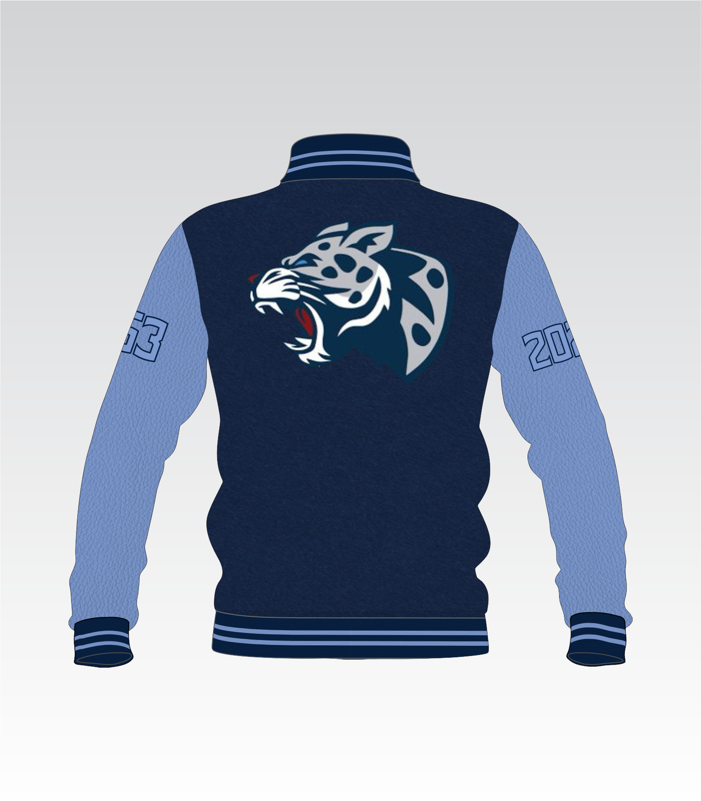 Gadsden County Letterman Jacket (Navy Blue)