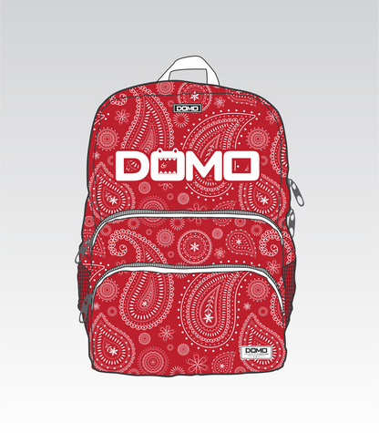 DOMO Paisley Back Pack (Red)