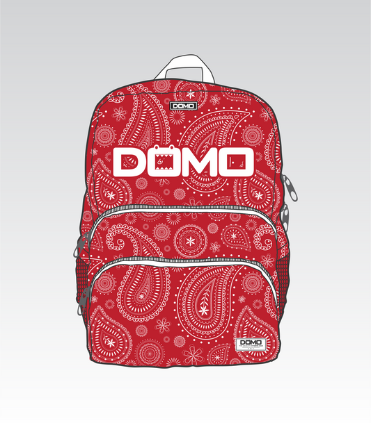 DOMO Paisley Back Pack (Red)