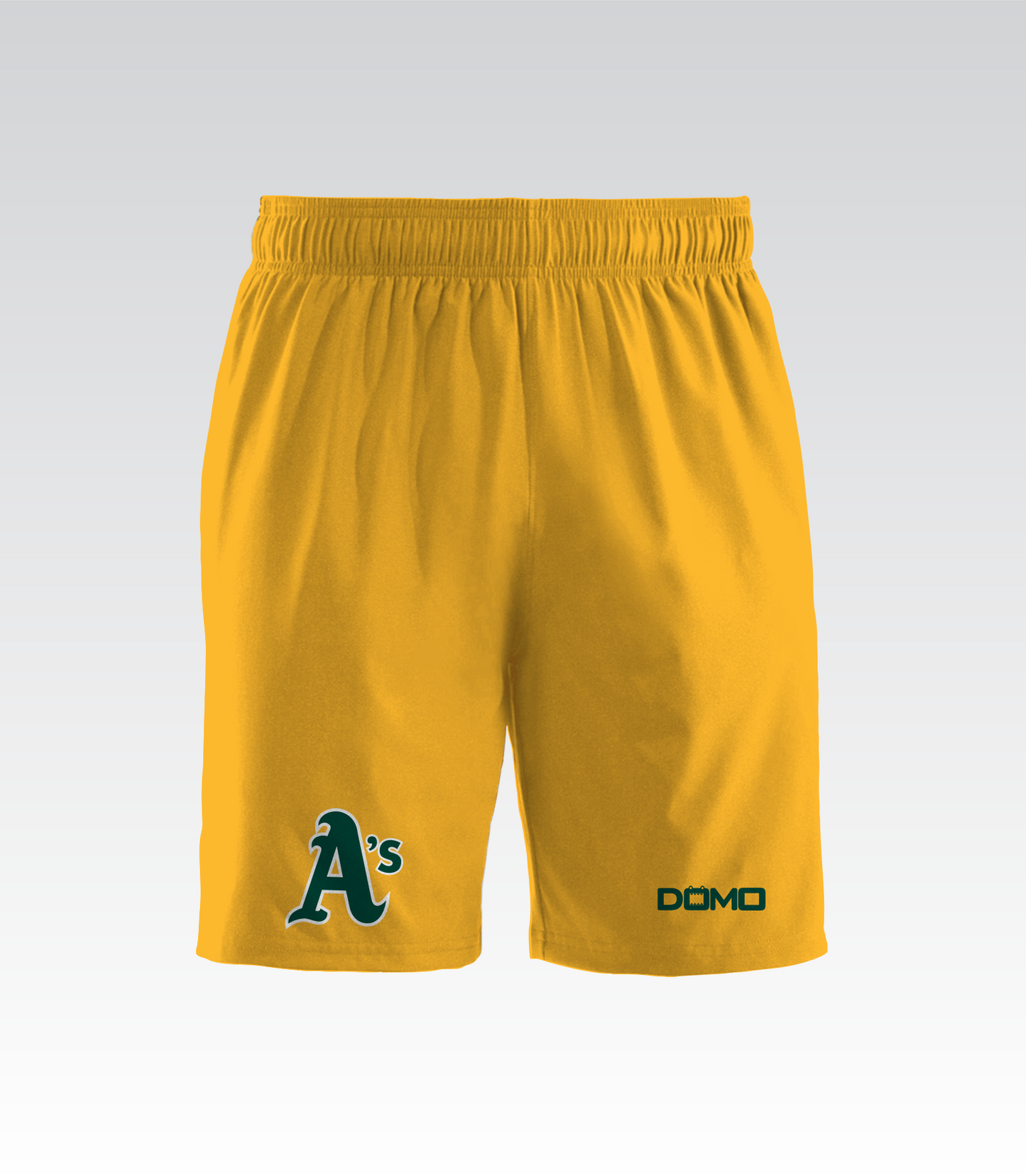 Arlington A's RecoverRelax PocketZip Shorts (Yellow)