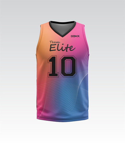 "Neon Horizon" Basketball Uniform