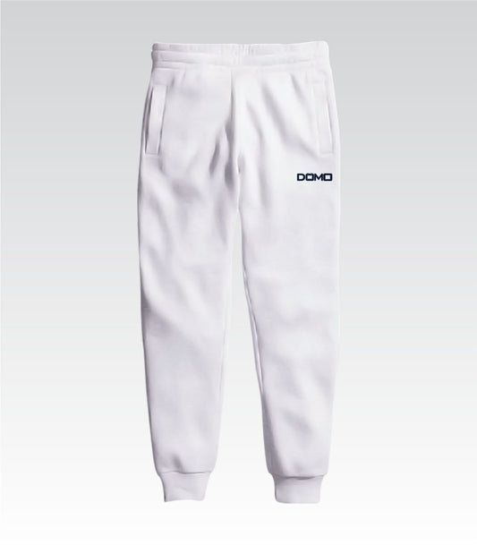 DOMO White/Navy Blue Joggers