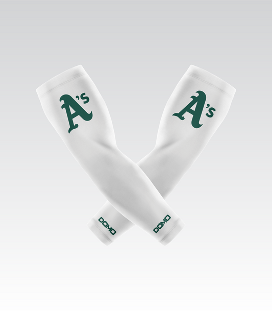 Arlington A's White Team Sleeves (2 ct.)