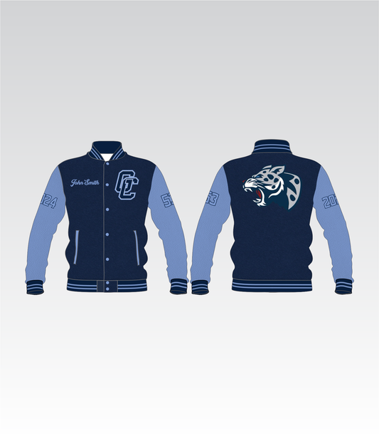 Gadsden County Letterman Jacket (Navy Blue)