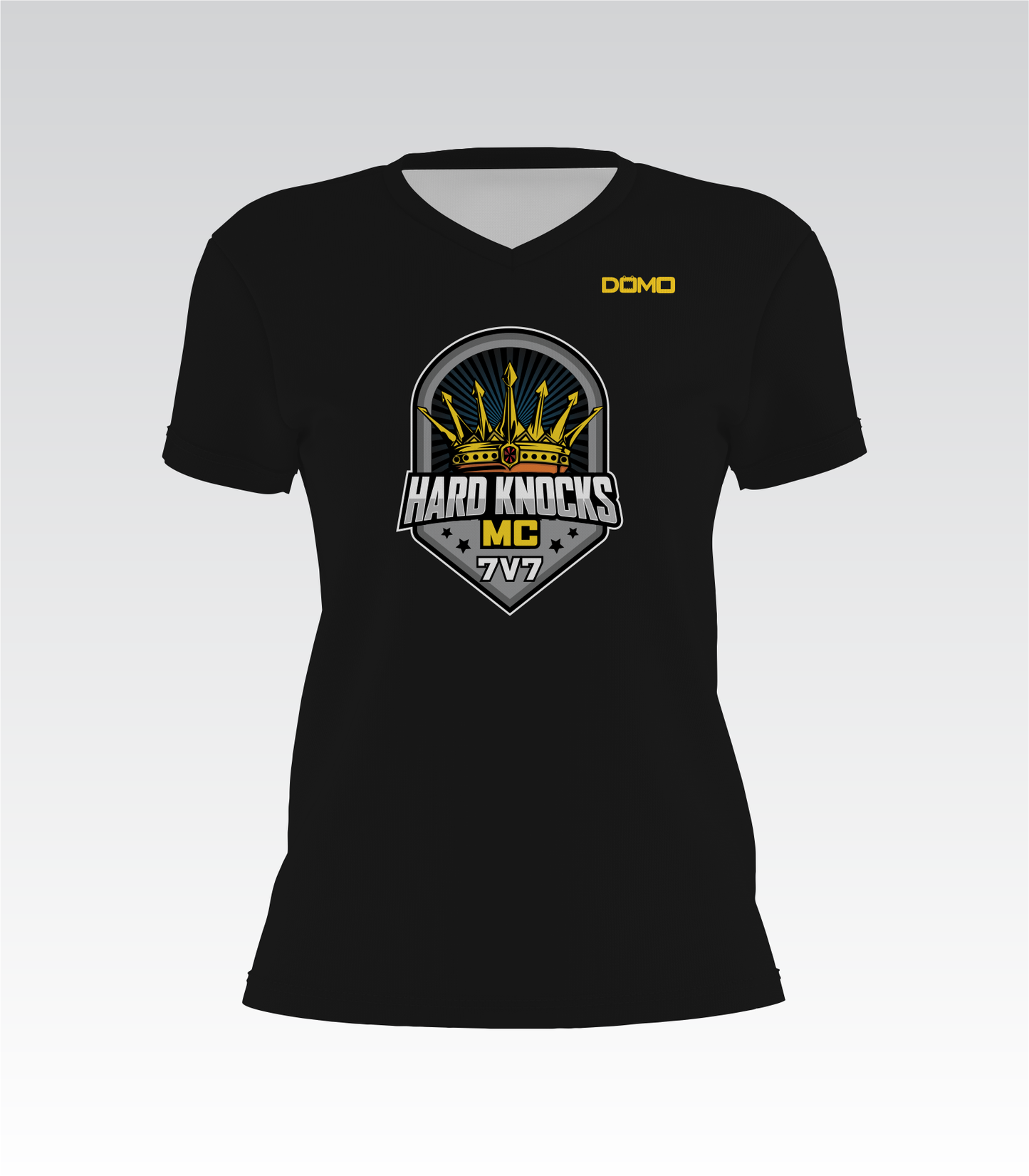 Hard Knocks MC 7V7 Lady V-Neck (Black)