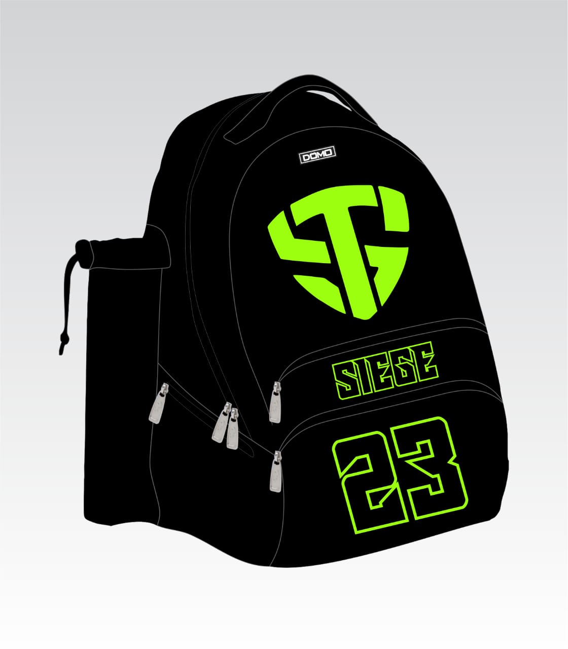 Team Seige Baseball DiamondPro BatBag (Black)