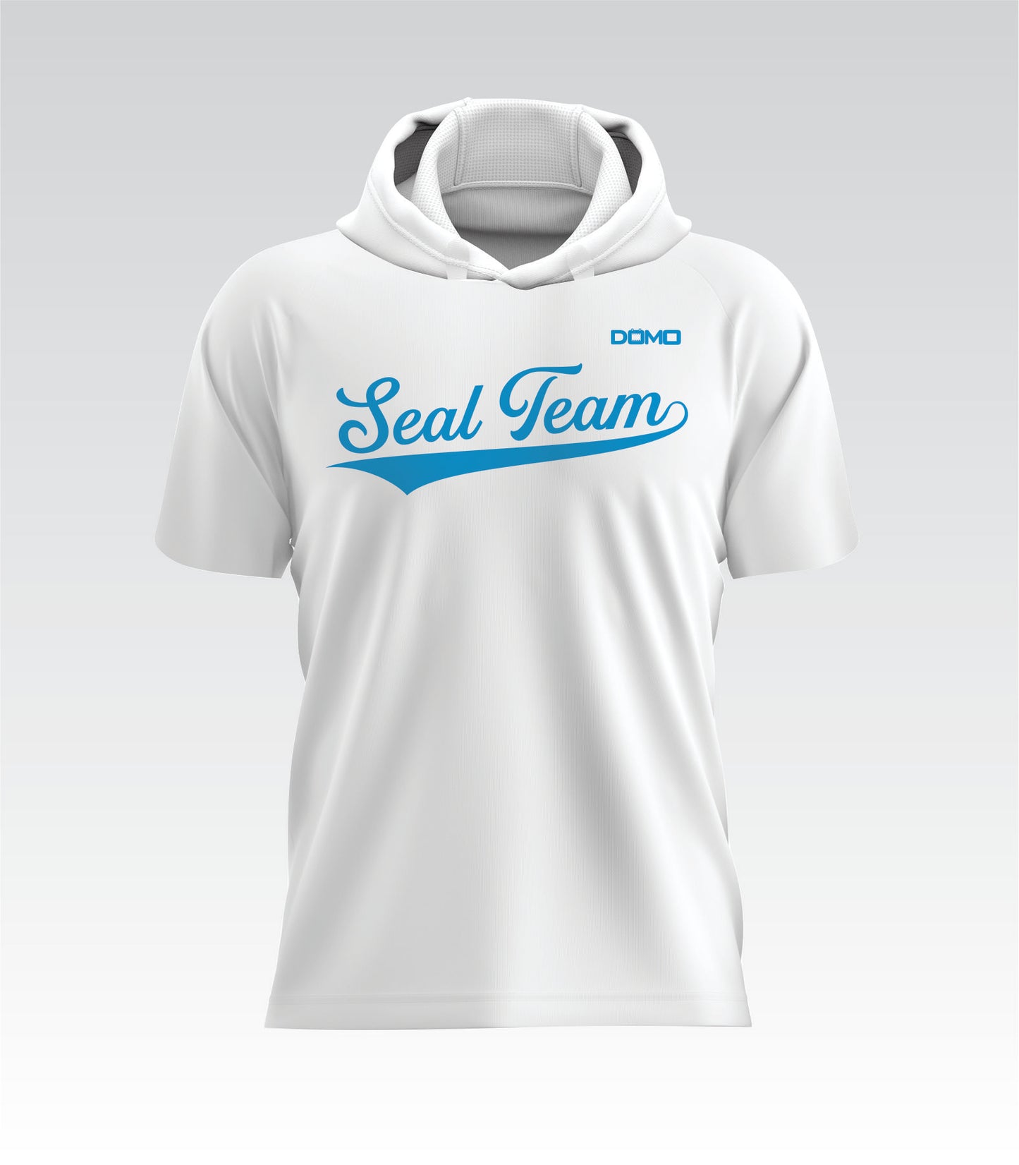 Seal Team Baseball HydroFlow Pro Hood Tee - Name (White)