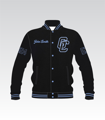 Gadsden County Letterman Jacket (Black)