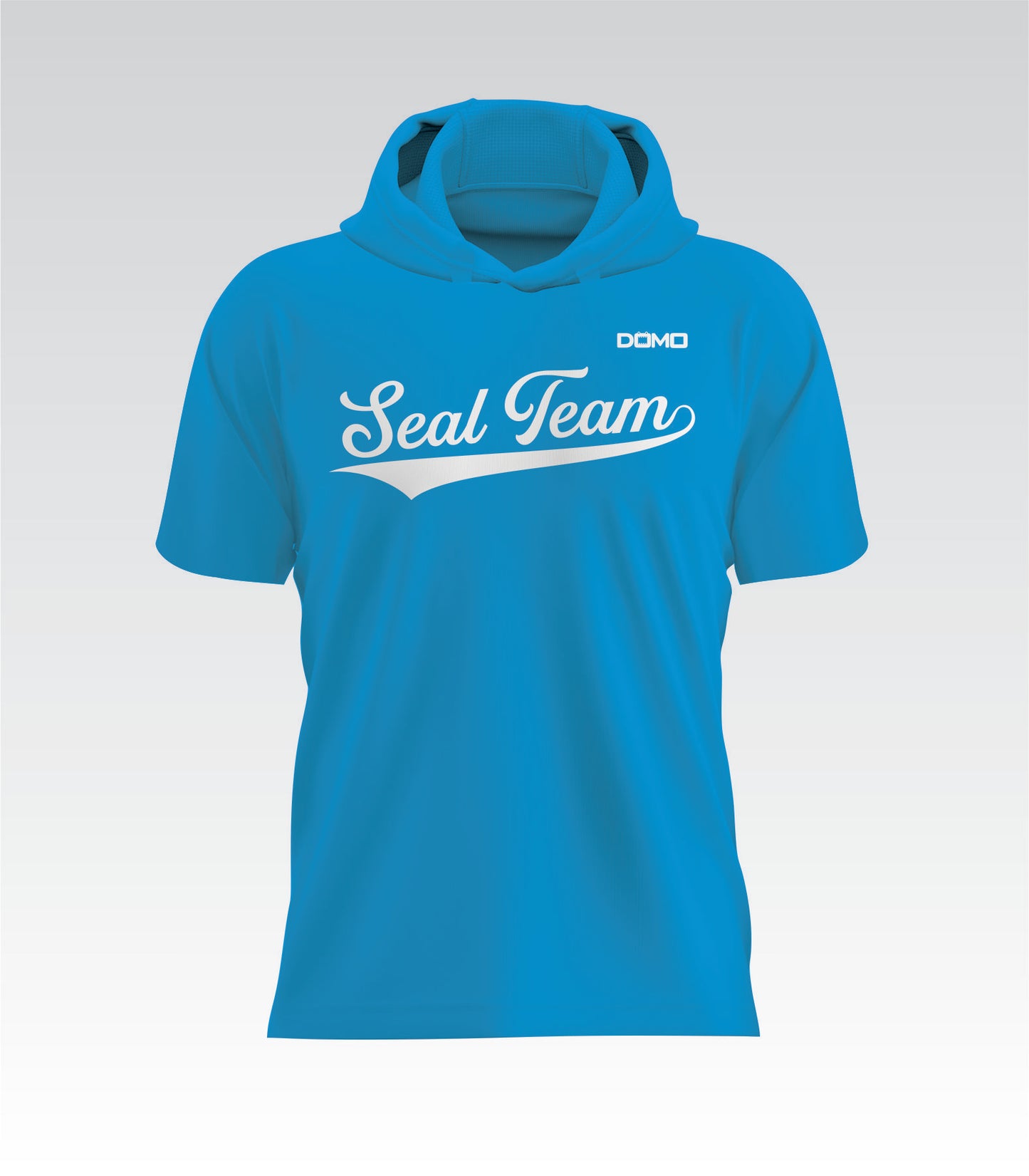 Seal Team Baseball HydroFlow Pro Hood Tee - Name (Blue)