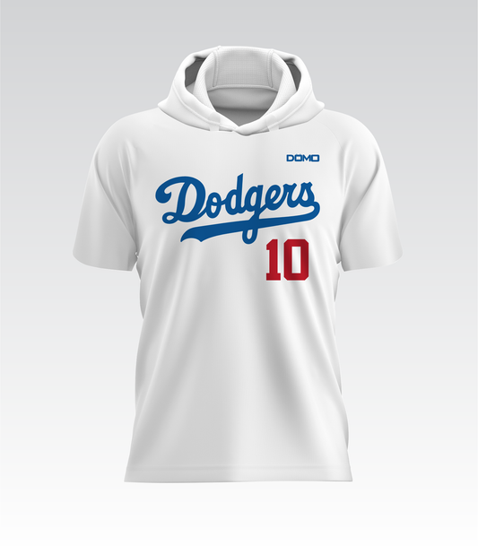 Dodgers Scout Team HydroFlow Pro Hood Tee (White)