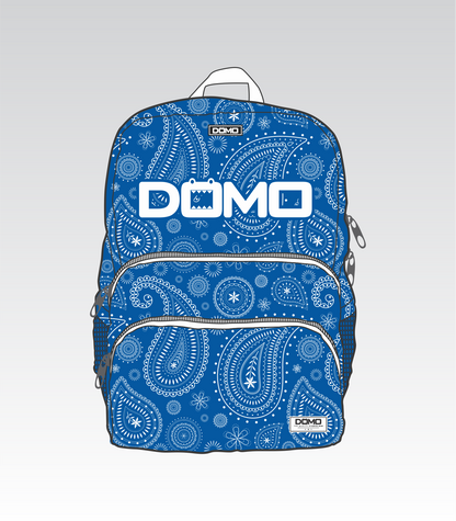 DOMO Paisley Back Pack (Blue)