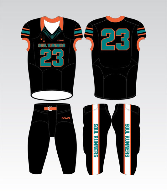 South Ga. Soul Runners Football Uniform (Black)