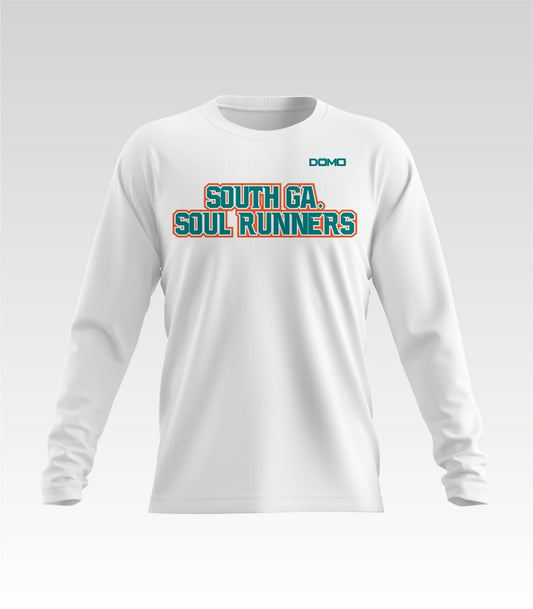 South Ga. Soul Runners HydroFlow Pro Long sleeve Tee (White)