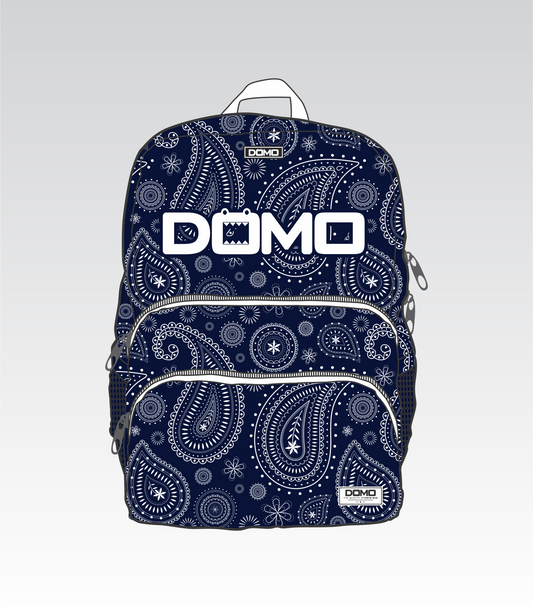 DOMO Paisley Back Pack (Navy Blue)