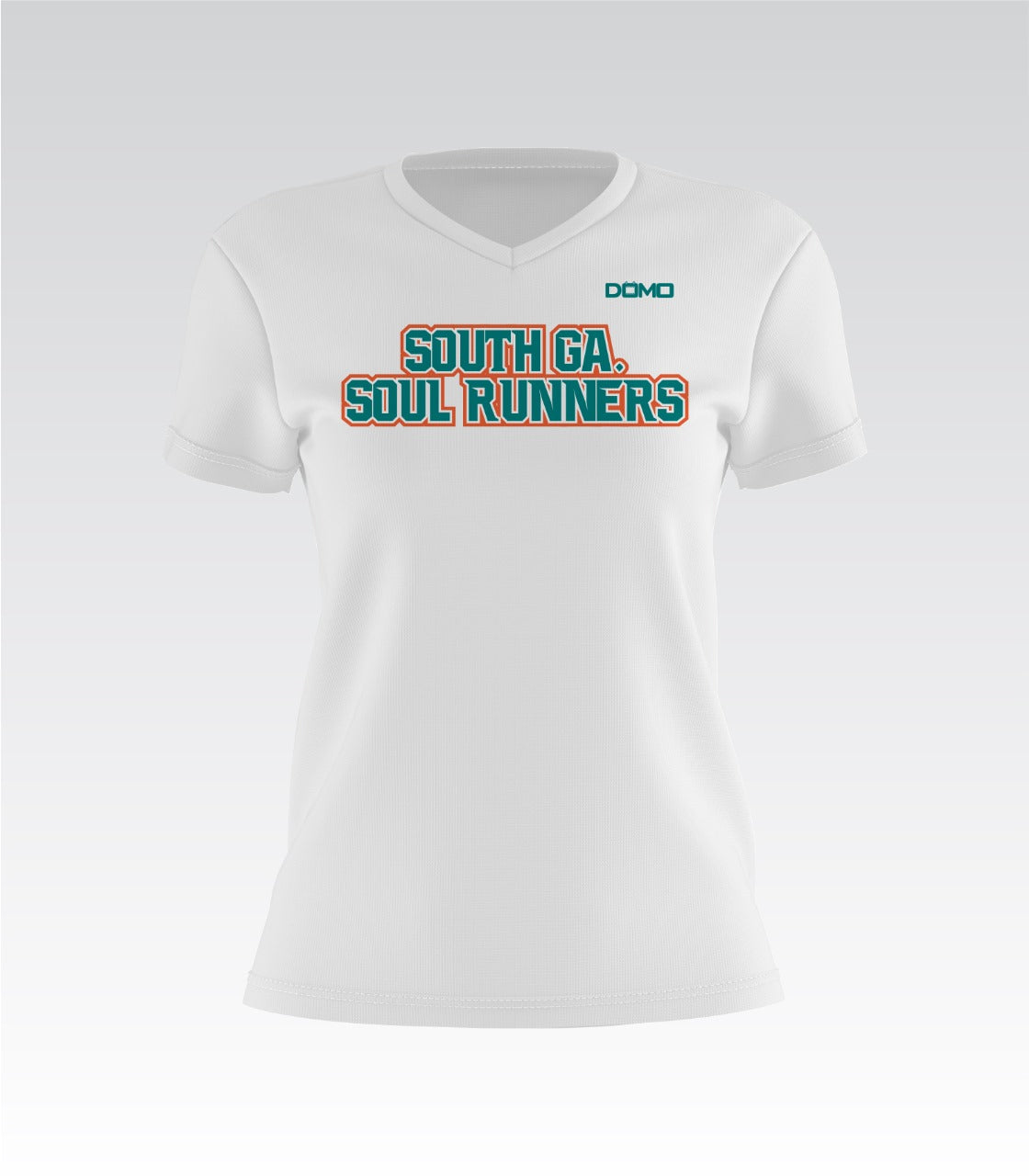 South Ga. Soul Runners Lady V-Neck (White)