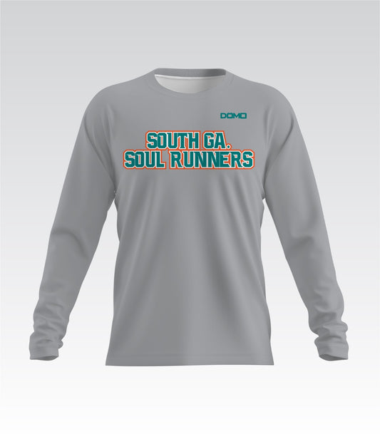 South Ga. Soul Runners HydroFlow Pro Long sleeve Tee (Gray)